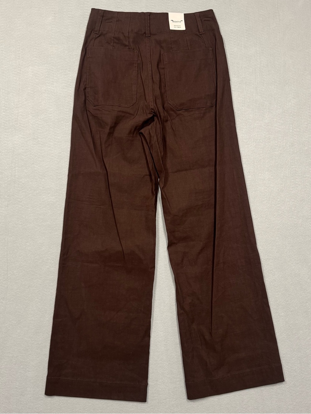Anthropologie Maeve Colette High-Rise Wide-Leg Full-Length Pants in Magic Fabric - Picture 8 of 10